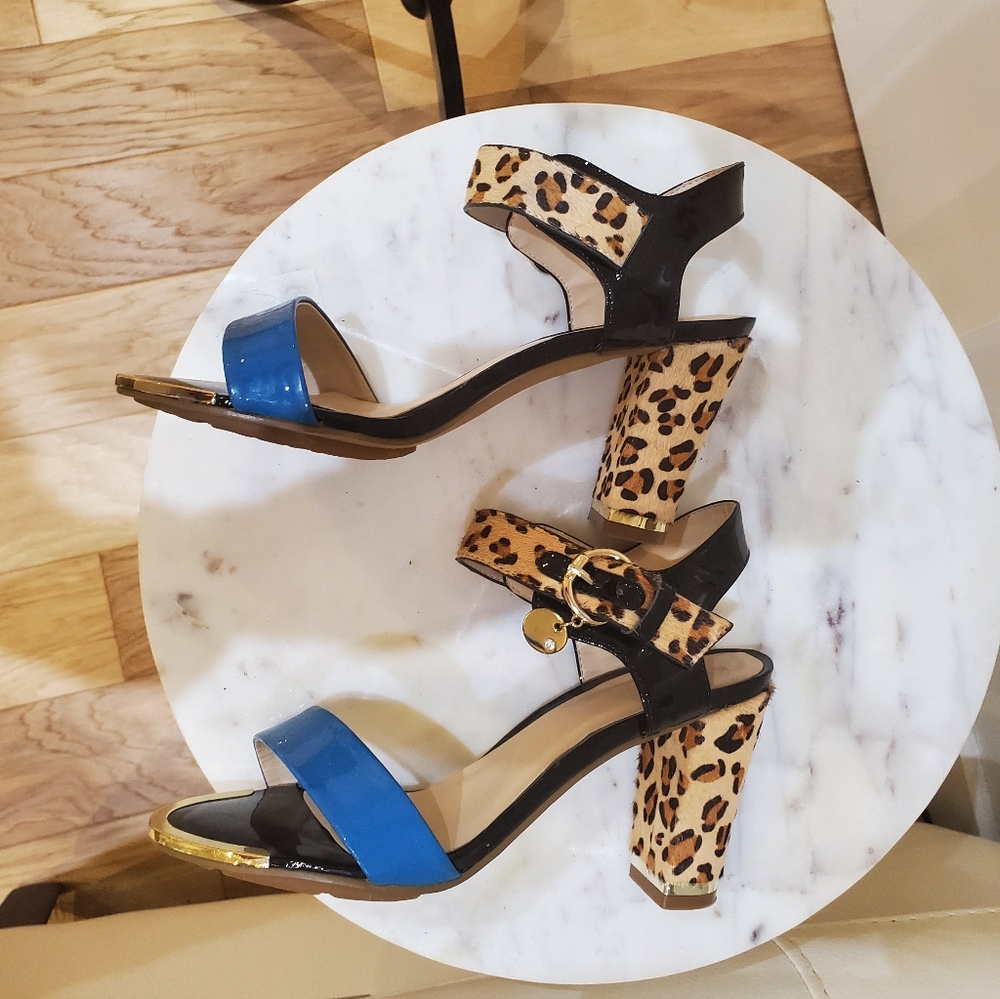 Funky animal print shoes